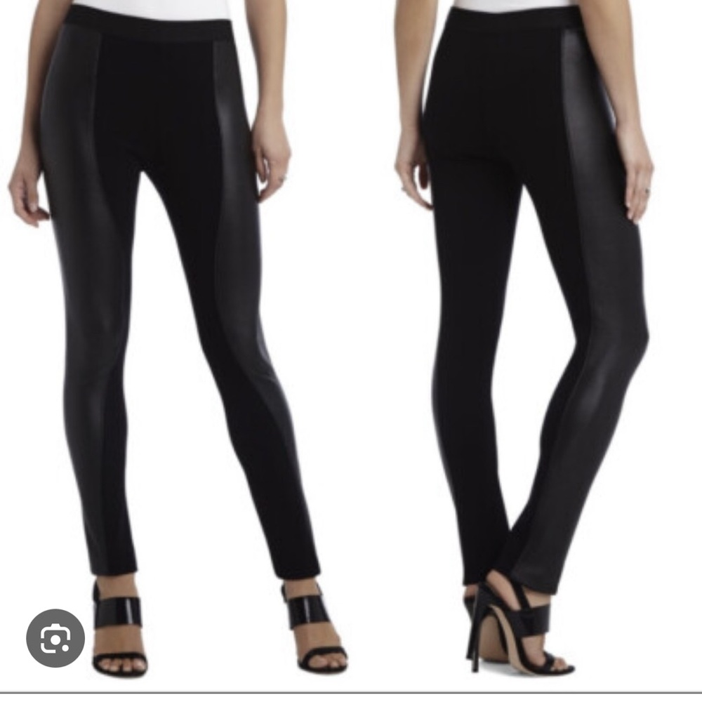 BCBGMaxAzria Black Leggings High Waist Stretch